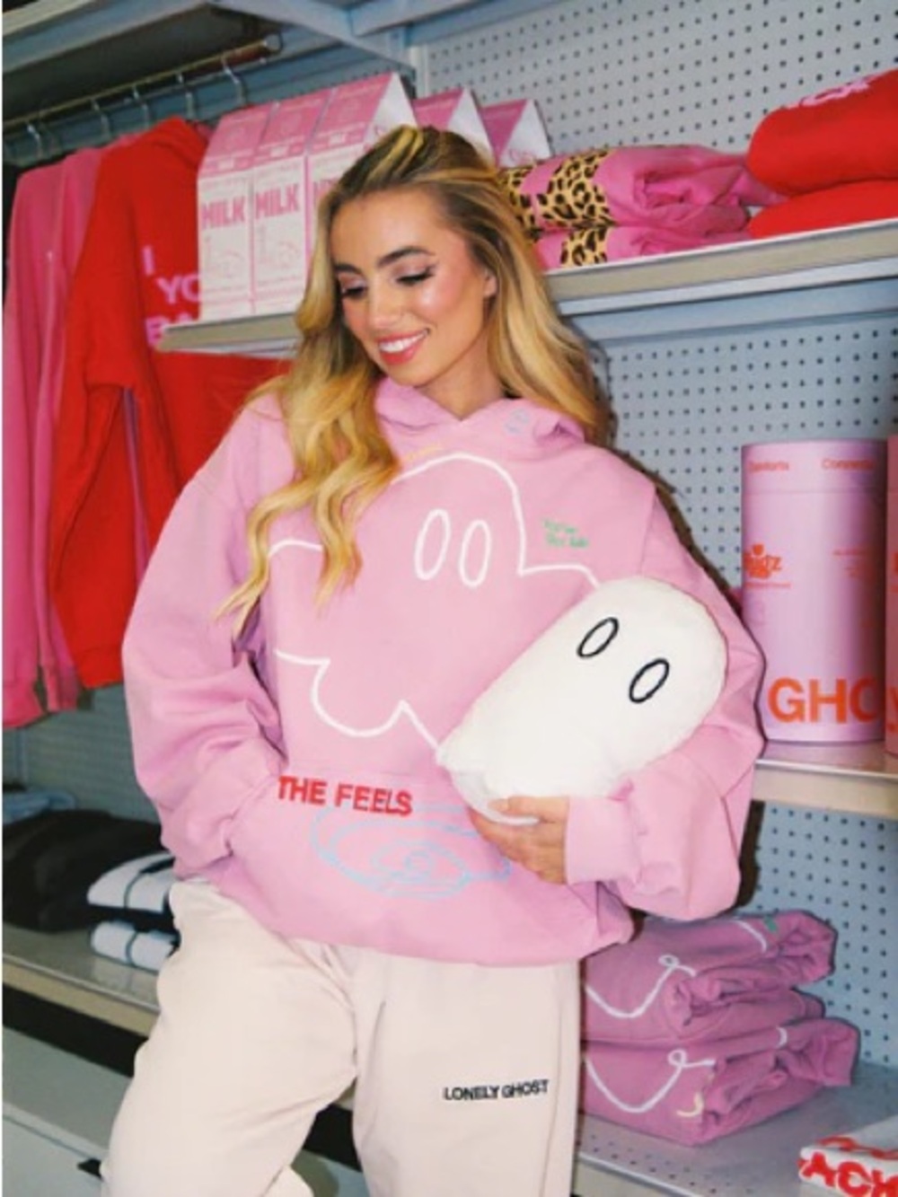 Lonely Ghost x Give Hugz Limited Edition Hoodie Size Medium